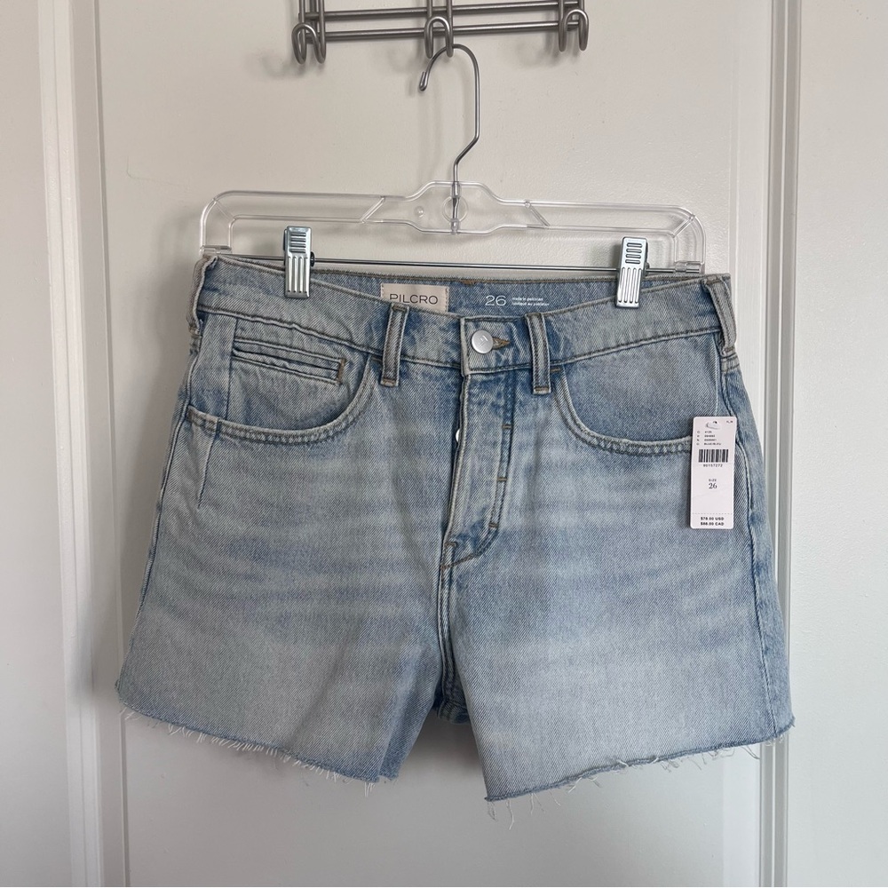 NWT Anthropology Everyday Denim Shorts by Pilcro Size 26
